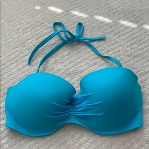 Victoria’s Secret Blue Halter Bikini Top